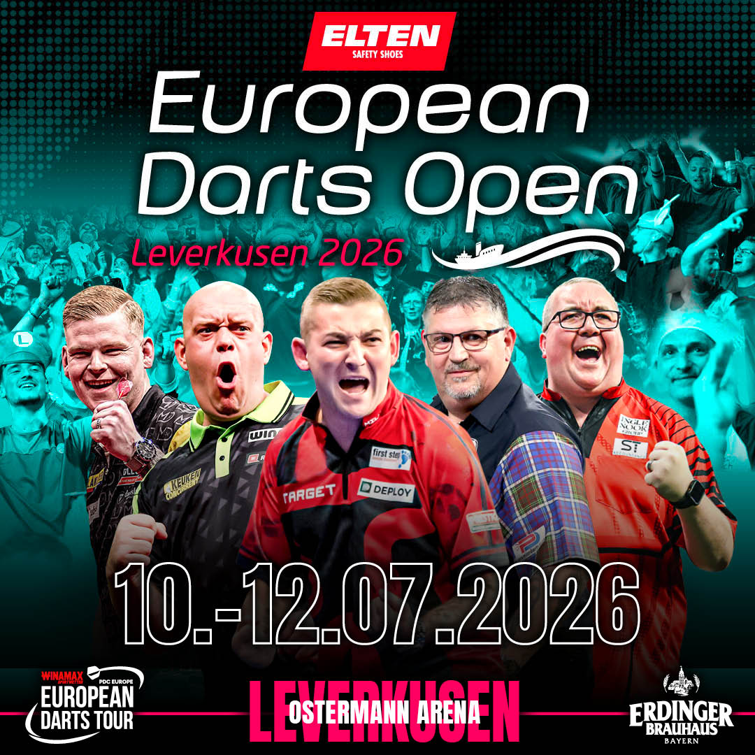 Elten Safety Shoes European Darts Open 2026 | PDC Europe