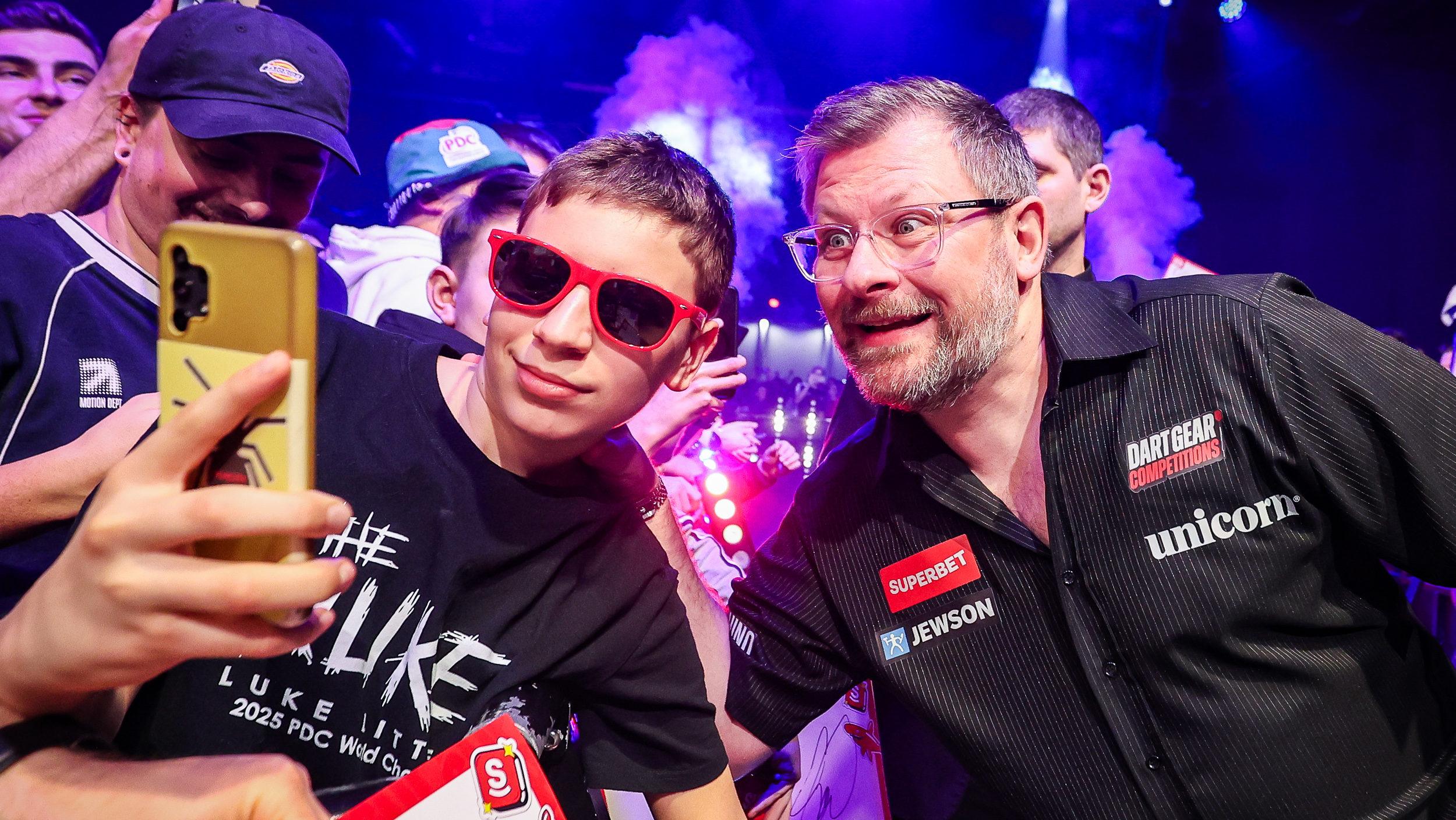 James Wade bei den SUPERBET Poland Darts Open in Krakow