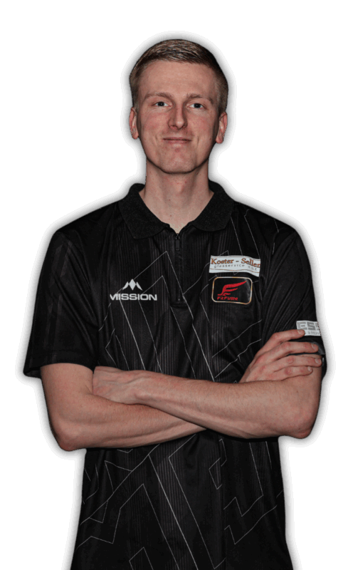 Spielerporträt von Wessel Nijman, professioneller Dartspieler aus den Niederlanden
