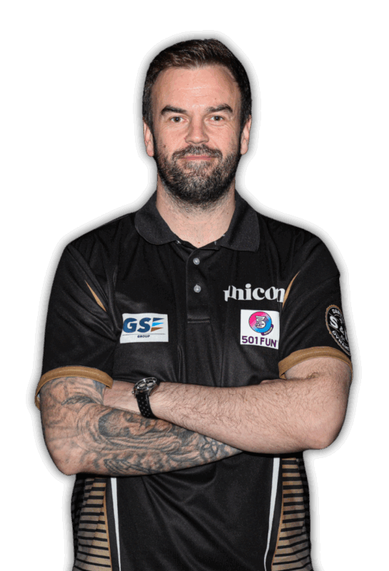Spielerporträt von Ross Smith, professioneller Dartspieler aus England
