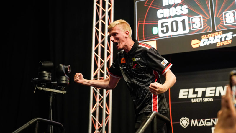 Wessel Nijman gewinnt die Slovak Darts Open 2026 in der Incheba Expo in Bratislava mit 8:3 im FInale gegen Rob Cross.